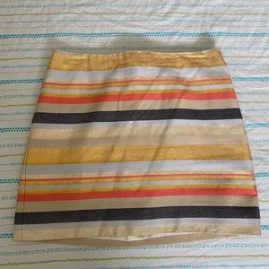 J. Crew strip skirt